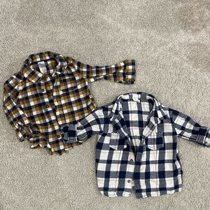 Baby boy flannel bundle size 6-9 months